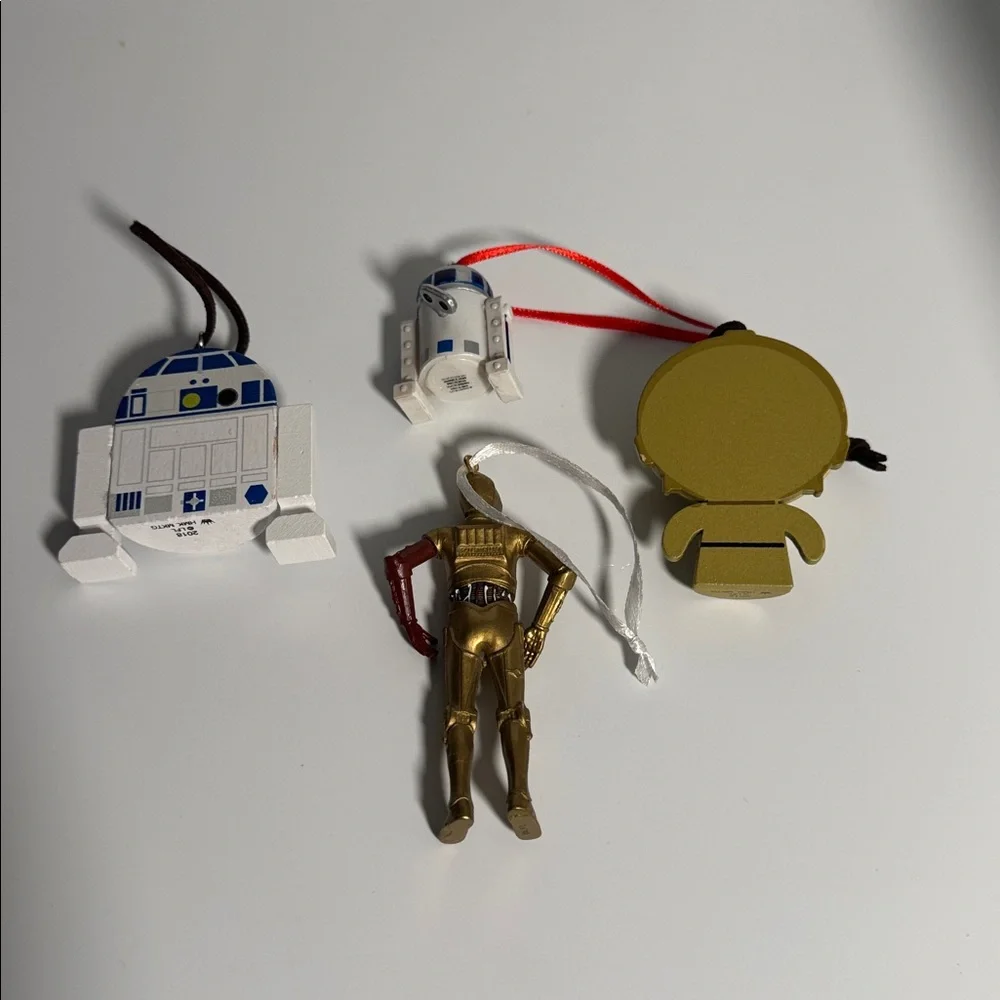 Star‎ Wars Droid Ornament Set - Gold, White, Blue